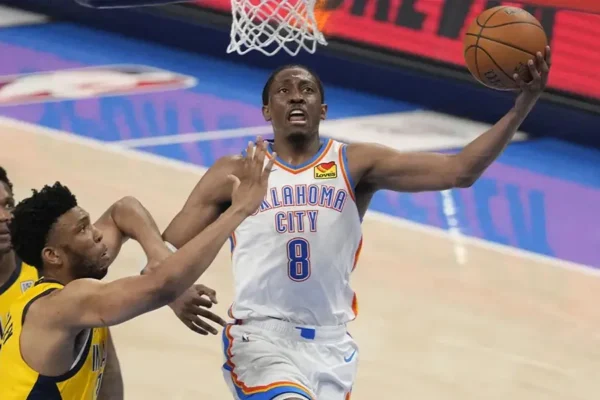El Oklahoma City Thunder se acercó a una victoria del título al vencer a los Indiana Pacers 120-109 en el Juego 5 de las Finales de la NBA.