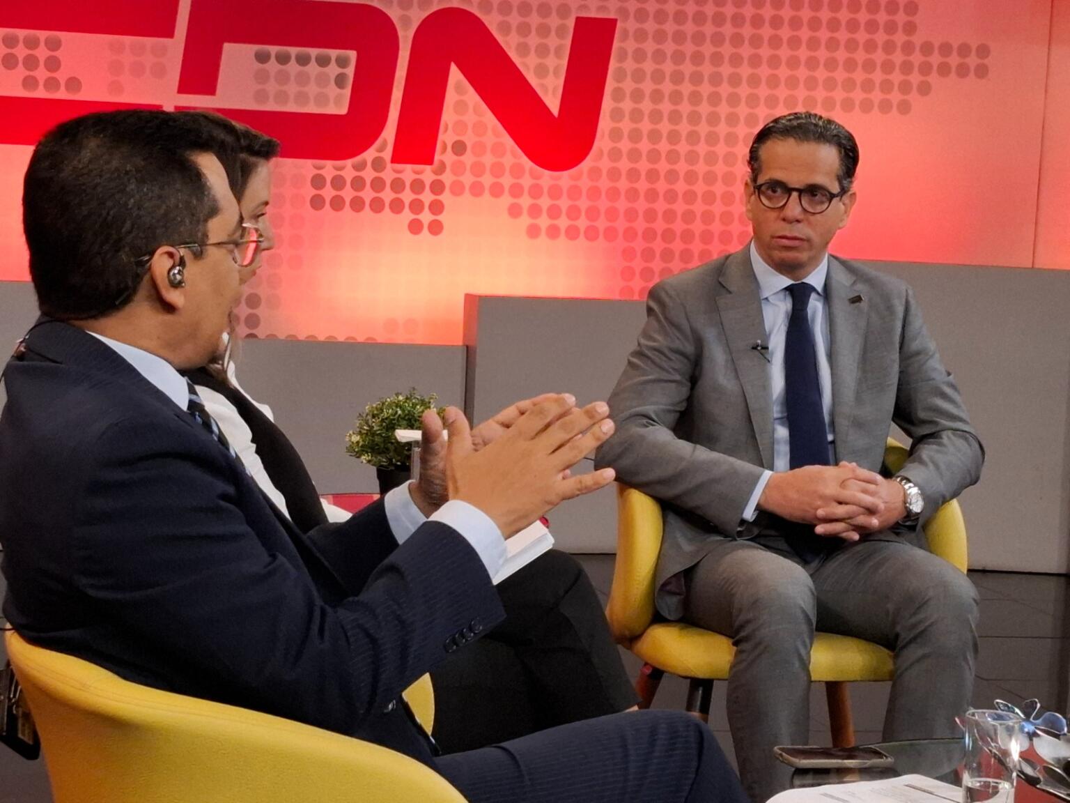 Dargam fue entrevistado por el elenco de Despierta con CDN, Katherine Hernández, Federico Jovine y Nelson Rodríguez / foto: Danny Polanco