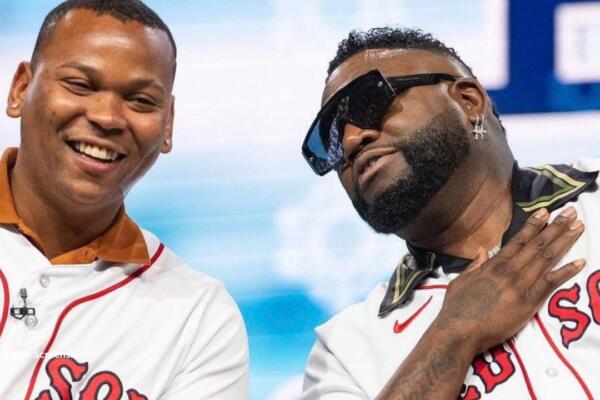 David Ortiz y Rafael Devers