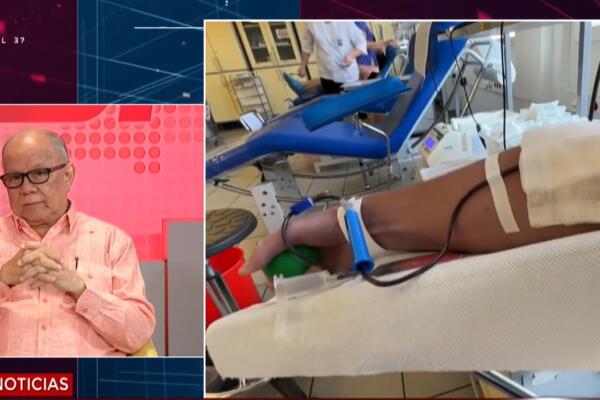 El doctor resaltó que la sangre debe estar disponible antes de que se presente una emergencia, y no después. 