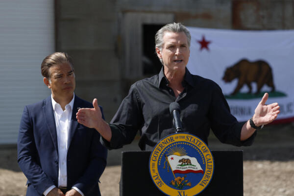 El gobernador de California, Gavin Newsom. AFP