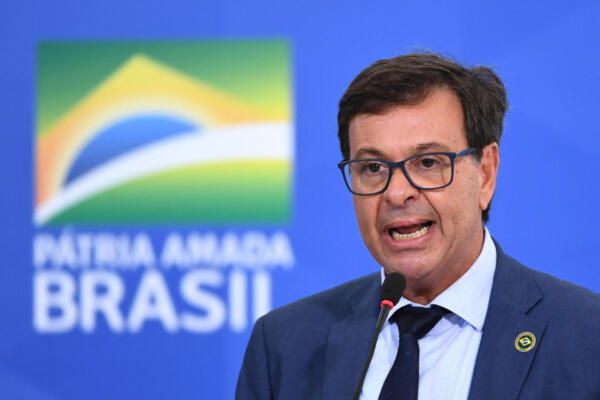 El exministro de Turismo de Brasil, Gilson Machado. AFP
