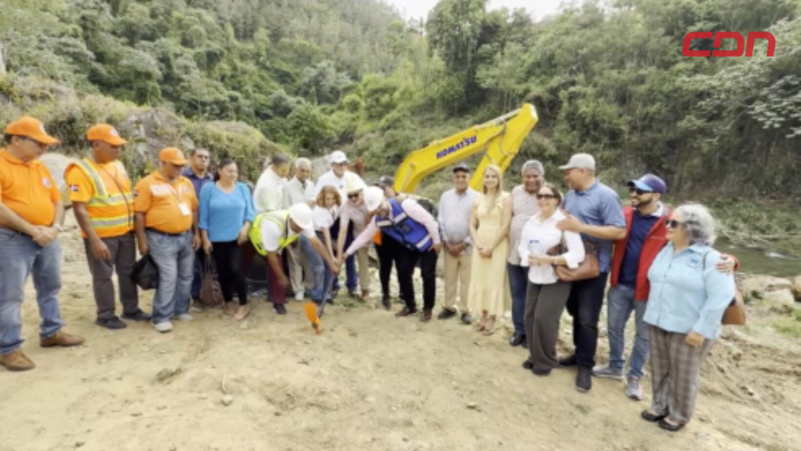 Inician construcción de obra de toma para acueducto múltiple de Jarabacoa