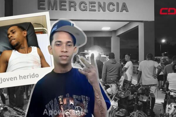 Manuel Ezequiel Medrano, joven herido por agentes de la Policía en el sector Camboya, Barahona. 