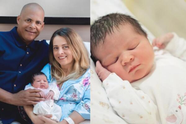 Maria Dimitrova y Felix Sánchez junto a su hija Alaya. Foto: CDN Digital
