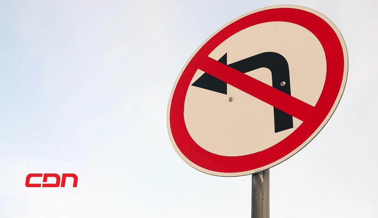 Prohibición de giros a la izquierda en la avenida Winston Churchill.