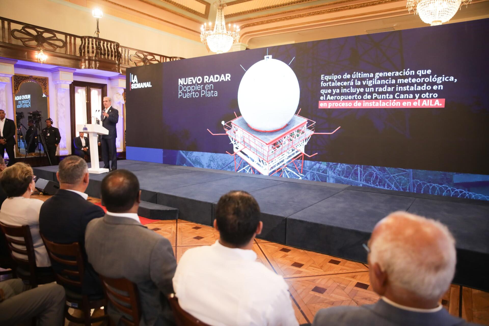 Presidente Abinader anuncia instalación de tercer radar Doppler y plan de contingencia ante temporada ciclónica 2025