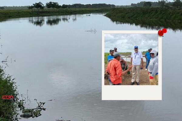 se han limpiado y sacado sedimento más de 15 kilómetros en el Río Nagua y otros canales lo que agradecen profundamente. Foto: Fuente externa 
