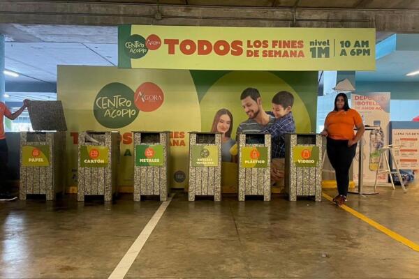 Ágora Mall y Juntos Somos Verde han logrado reciclar cerca de 3,907,303.27 millones de libras de desechos, impidiendo lleguen a vertederos.