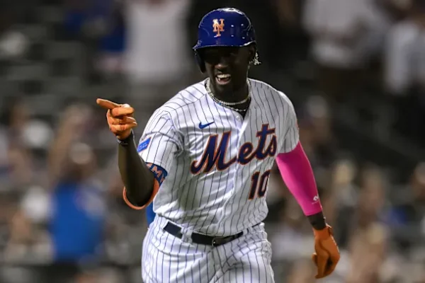 Ronny Mauricio, tercera base de los Mets de Nueva York