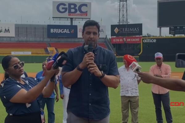 Raymond Rodríguez reafirmó el compromiso del Grupo GBC con el deporte.  Foto: Fuente externa 