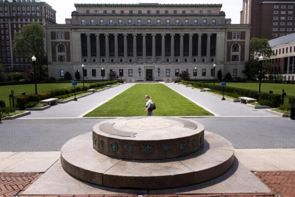 Fotografía de archivo que muestra el campus de la Universidad de Columbia en Nueva York (EE. UU.). EFE / EPA / JUSTIN LANE