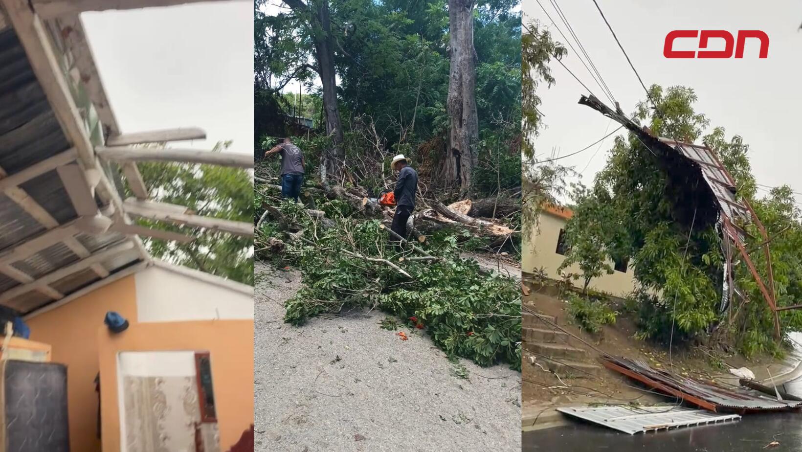 Voladura de techo en Puerto Plata
