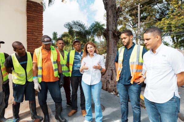 Carolina supervisa trabajos preventivos y pide unirse por el cuidado de la ciudad
