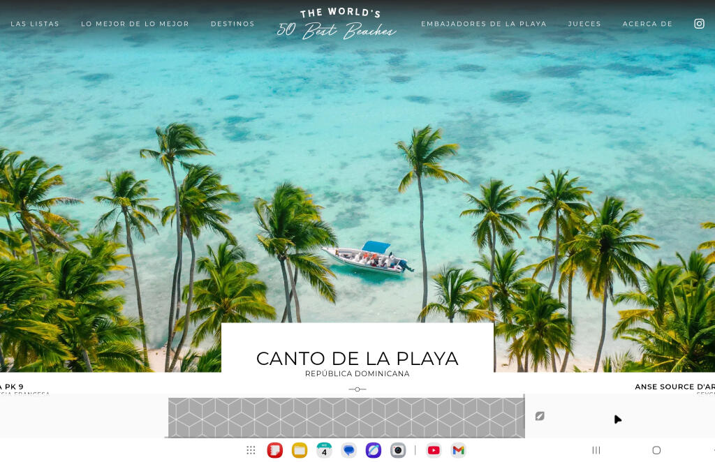 Esta playa dominicana elegida entre las 10 mejores del mundo