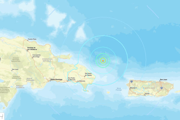Temblor sacudió Santo Domingo y el Este