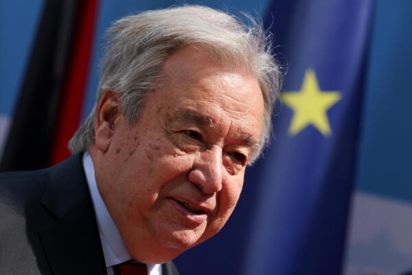 Fotografía de archivo del secretario general de la ONU, António Guterres.