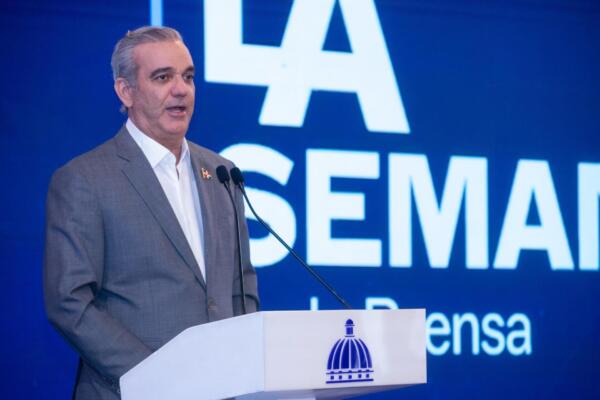 Luis Abinader, presidente de la República 
Foto. fuente extena