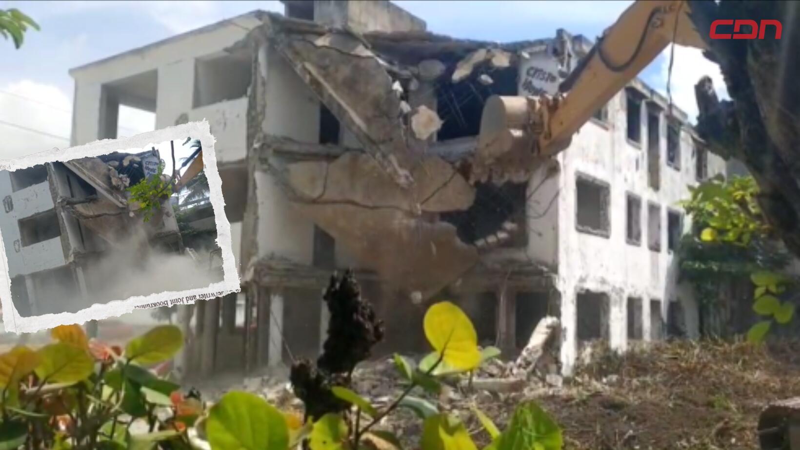 Abogado denuncia demolición de edificio en La Vega sin orden judicial