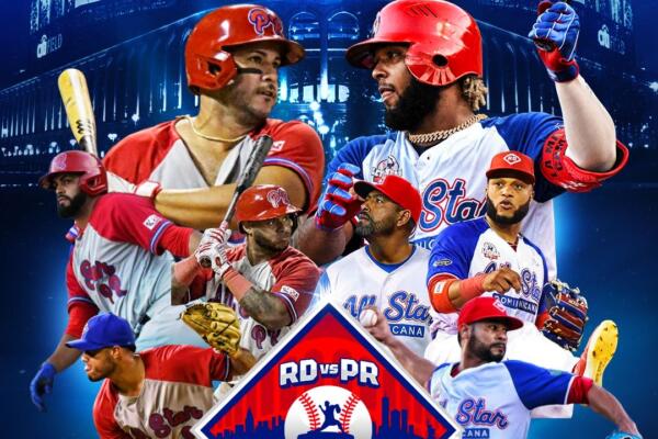 El equipo de Puerto Rico fungirá como local y estará ubicado en la cueva de primera base, mientras que el de República Dominicana lo hará en el de tercera base.
