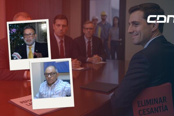 Pepe Abreu e Iván García dijeron que empresarios tienen intenciones ocultas de eliminar cesantía con oposición a Reforma Laboral. Foto: CDN Digital