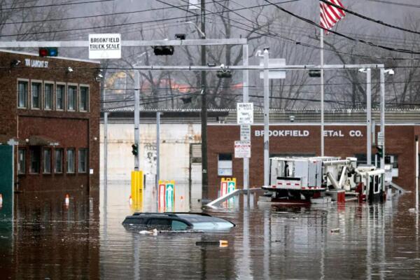 Dos personas murieron en Nueva Jersey como consecuencia de las inundaciones repentinas en el noreste de Estados Unidos. Foto: Fuente Externa