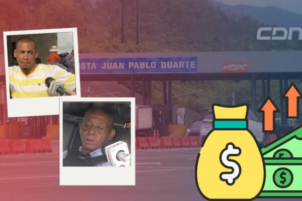 Chóferes del transporte público y pasajeros que se desplazan hacia Villa Altagracia aumentaron el pasaje por costo del nuevo peaje. Foto: CDN Digital