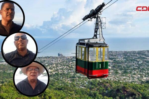 Comerciantes, propietarios de tiendas, restaurantes y vendedores informales del área del Teleférico de Puerto Plata.