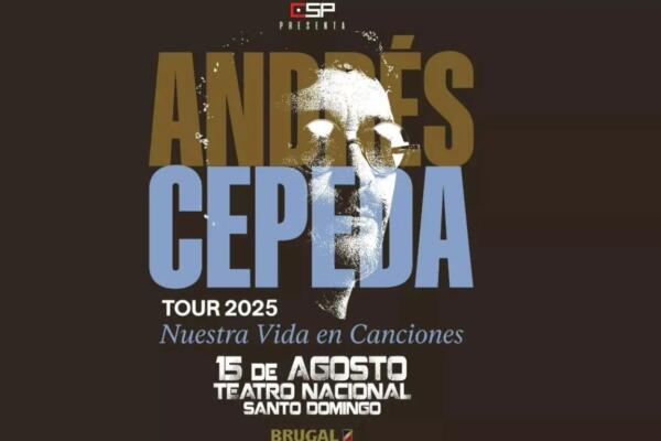 El Concierto Andrés Cepeda se reprograma para el 15 de agosto de 2025, anunció la empresa Starshows mediante un comunicado.