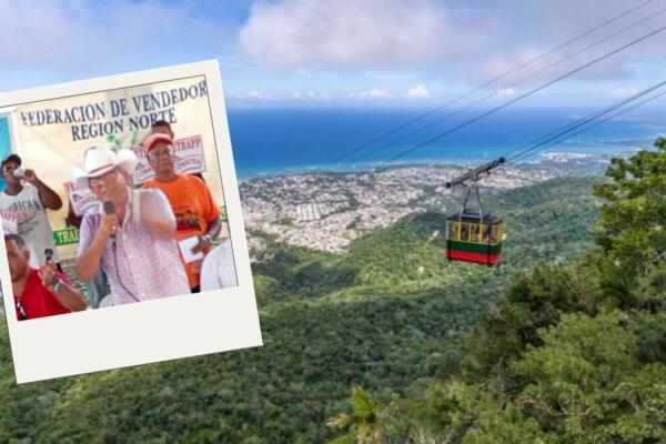 Comerciantes anuncian marcha por cierre del Teleférico de Puerto Plata.