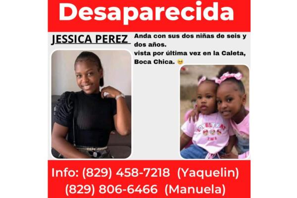 Autoridades investigan paradero de mujer y sus hijas tras salir hacia Higüey
