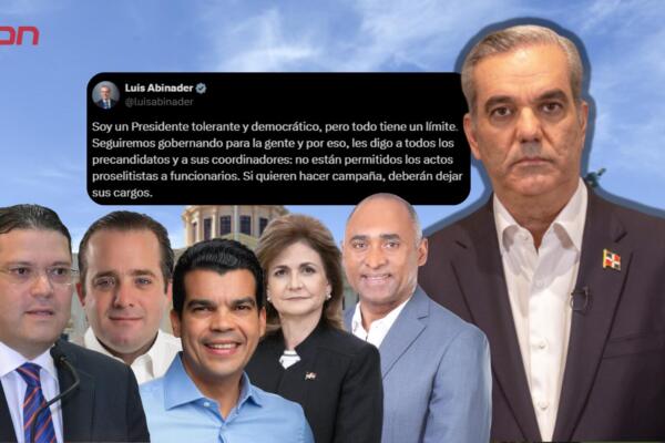 Figuras políticas del PRM que respondieron a mensaje del presidente Abinader sobre proselitismo político de funcionarios del Estado.