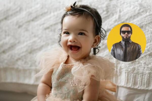 Don Míguelo presenta a su quinta hija Chloe Valerio Canela. Foto: fuente externa