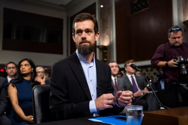 Fotografía del empresario tecnológico Jack Dorsey. EFE/ Jim Lo Scalzo