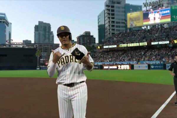 Manny Machado llegó a dos mil hits en su carrera