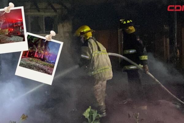 Controlado incendio en Villas Caletón de Cap Cana; 10 viviendas afectadas, sin víctimas.