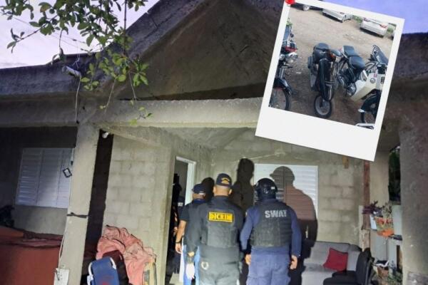 Apresan a “Ye” por robo de motocicleta; le incautan cuatro motores en allanamiento.