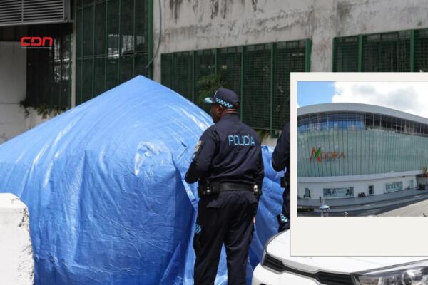 Cayó del sexto nivel de la torre de estacionamientos del centro comercial. Foto: Fuente externa 