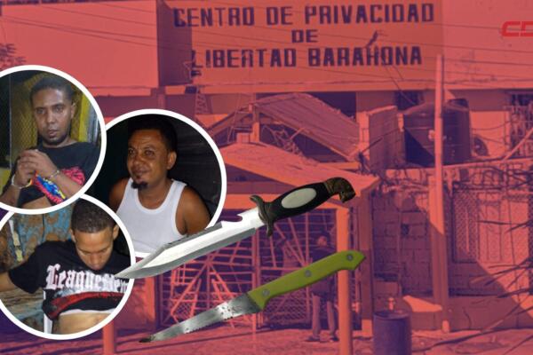 Robinson Alexander Ramírez, Adonis Silverio Alcántara y Francisco Alberto Medina, reclusos heridos durante riña. 