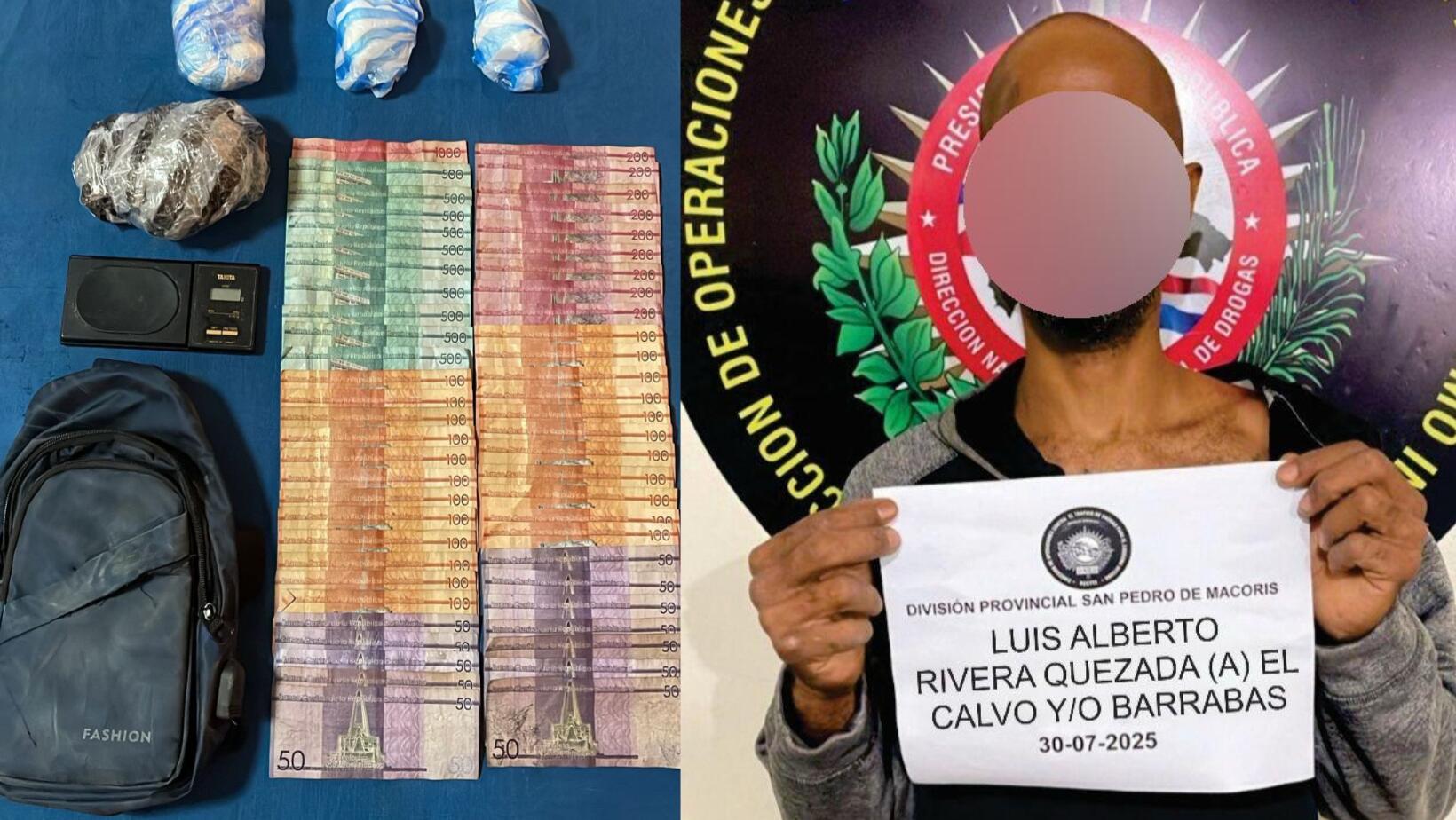 Reconocido distribuidor de drogas conocido como “El Calvo” yo “Barrabás”, en SPM