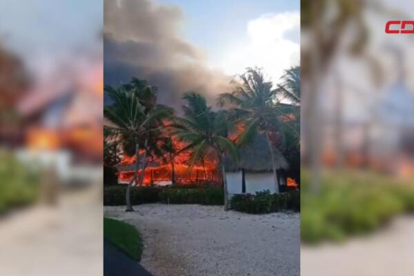 Al menos tres villas afectadas por incendio registrado en complejo turístico Cap Cana.