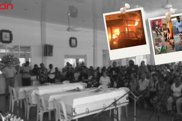 Cinco miembros de una misma familia pierden la vida en un incendio en su vivienda. 