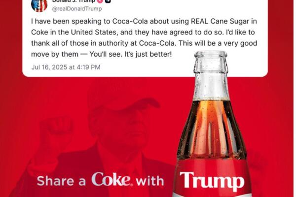 Fotografía publicada por la Casa Blanca en su cuenta oficial de la red social X @WhiteHouse en la que el presidente de los Estados Unidos, Donald Trump, aparece en un fondo rojo con los puños en alto y un mensaje donde se puede leer 