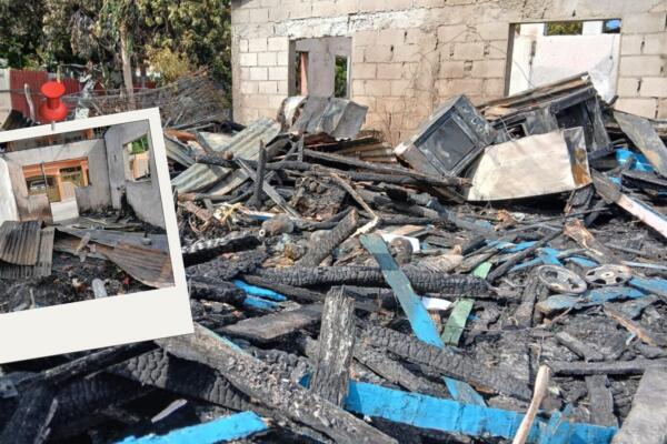 Al lugar del hecho acudieron miembros del Cuerpo de Bomberos del municipio de Cabral.
