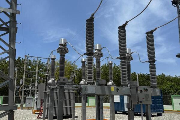 Subestación de electricidad de Pedernales // Foto:  Fuente externa