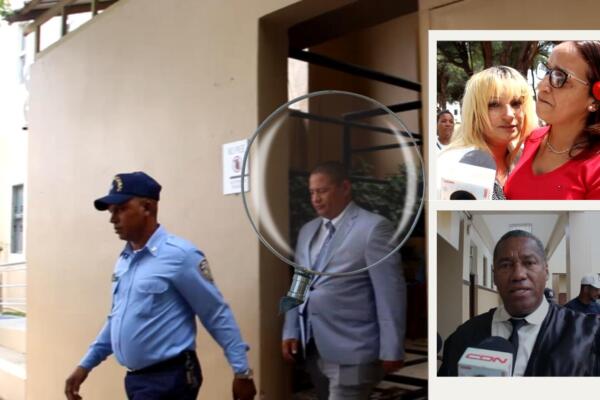 Se trata de Edward Santana Núñez, a quien ahora se le impuso tres meses de prisión preventiva. Foto: Fuente CDN Digital 