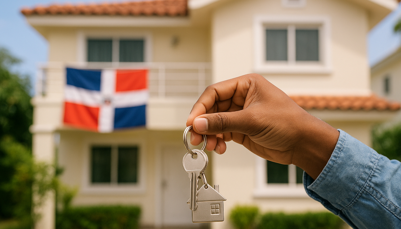 Llaves de una vivienda en manos de un inquilino en República Dominicana