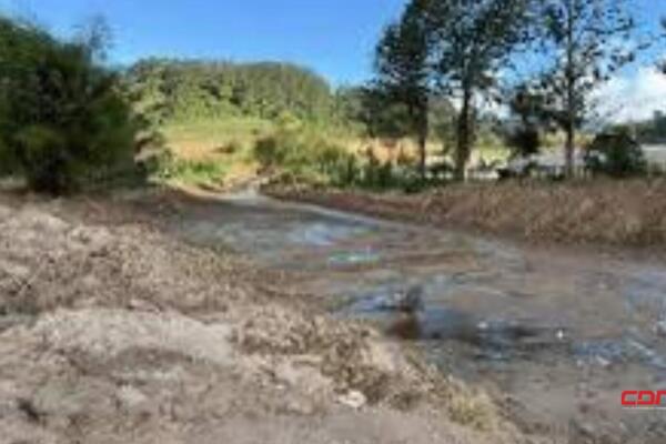 Francis Bretón, denunció que “el río Tireo está siendo devastado a plena luz del día. Foto: Fuente externa 