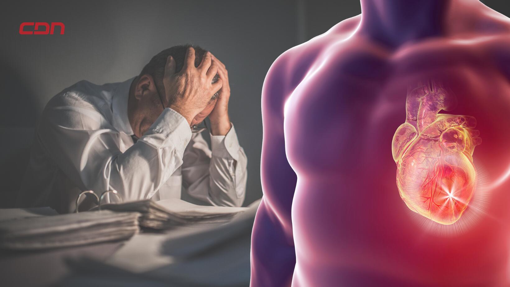 ¿Puede el estrés provocarte un infarto