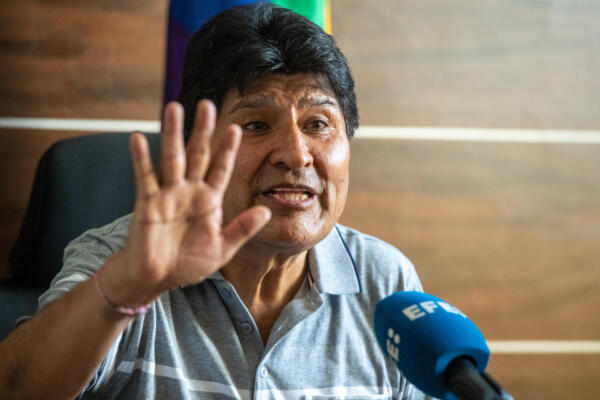 Foto de archivo del expresidente de Bolivia Evo Morales. EFE/ Esteban Biba